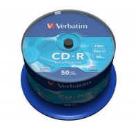 VERBATIM CD-R(50-Pack)Spindle/Extra Protection/DL/52x/700MB