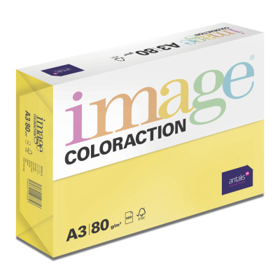 Antalis Papír Image Coloraction Sevilla - sytá žlutá (IG50) A3 (80g/500ks)