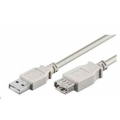 PREMIUMCORD Kabel USB 2.0 A-A 0,5m (50cm), prodlužovací (M/F)