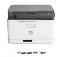 HP Color Laser MFP 178NW (A4,18/4 ppm, USB 2.0, Ethernet, Wi-Fi, Print/Scan/Copy)